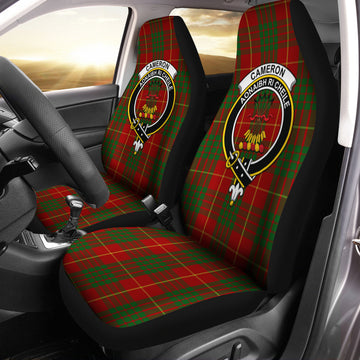 Cameron Tartan Car Seat Cover with Family Crest One Size - Tartanvibesclothing