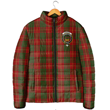 Cameron Tartan Padded Jacket with Family Crest