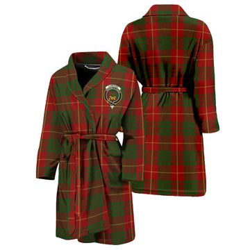Cameron Tartan Bathrobe with Family Crest