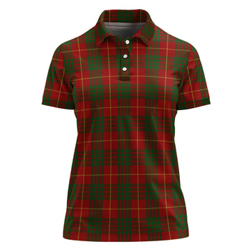 Cameron Tartan Polo Shirt For Women