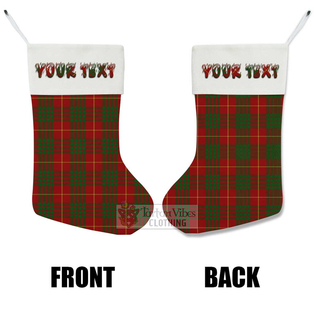 Tartan Vibes Clothing Cameron Tartan Christmas Stocking with Personalized Text