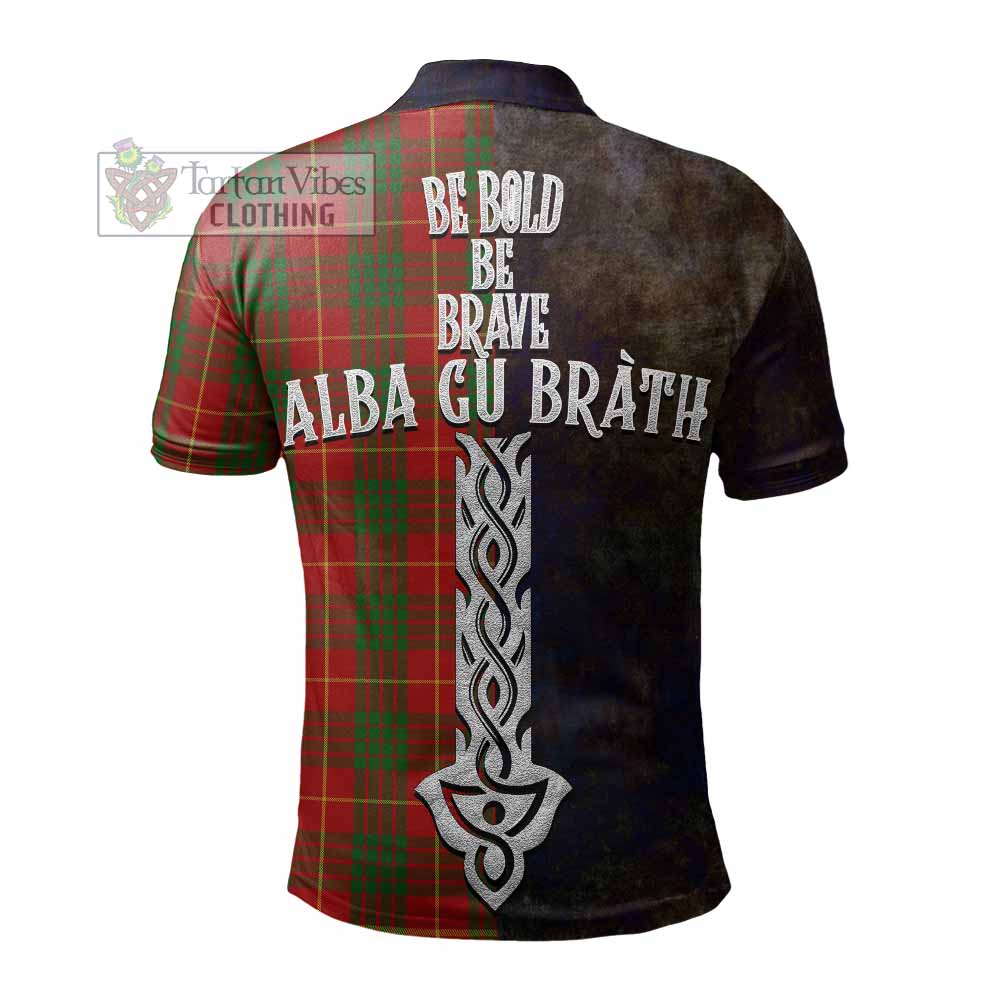Tartan Vibes Clothing Cameron Tartan Family Crest Polo Shirt Alba Gu Brath Be Brave Lion Ancient Style