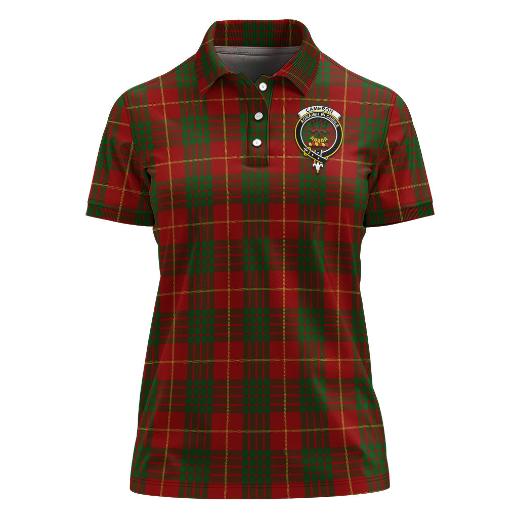 cameron-tartan-polo-shirt-with-family-crest-for-women