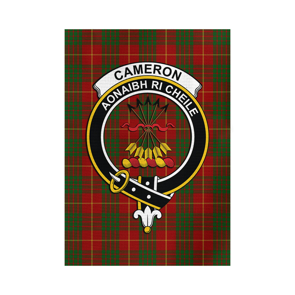 Cameron Tartan Flag with Family Crest - Tartan Vibes Clothing