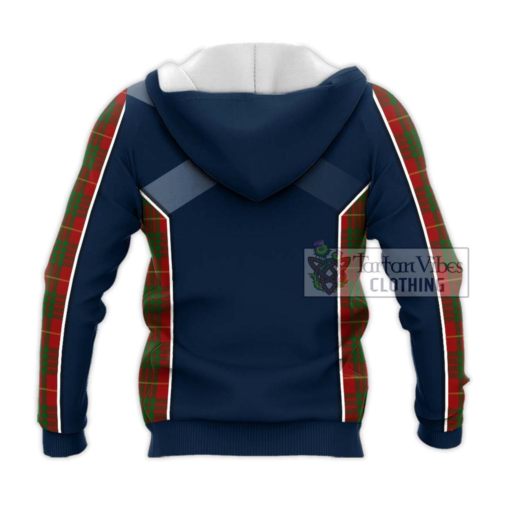 Cameron Tartan Knitted Hoodie with Family Crest and Lion Rampant Vibes Sport Style - Tartan Vibes Clothing