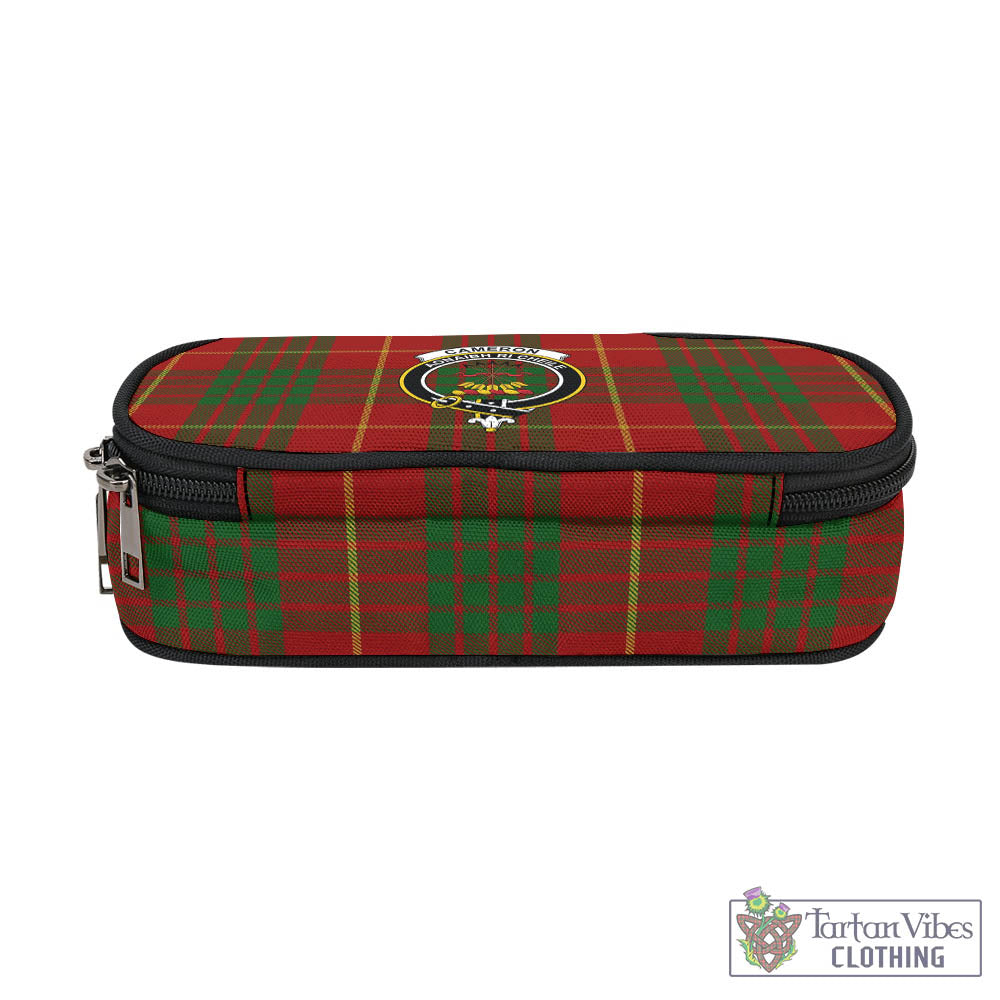 Tartan Vibes Clothing Cameron Tartan Pen and Pencil Case with Family Crest