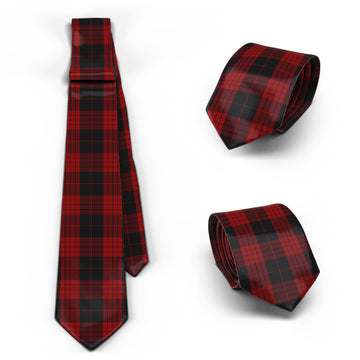 Cameron Black and Red Tartan Classic Necktie