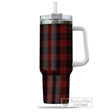 Cameron Black and Red Tartan Tumbler with Handle