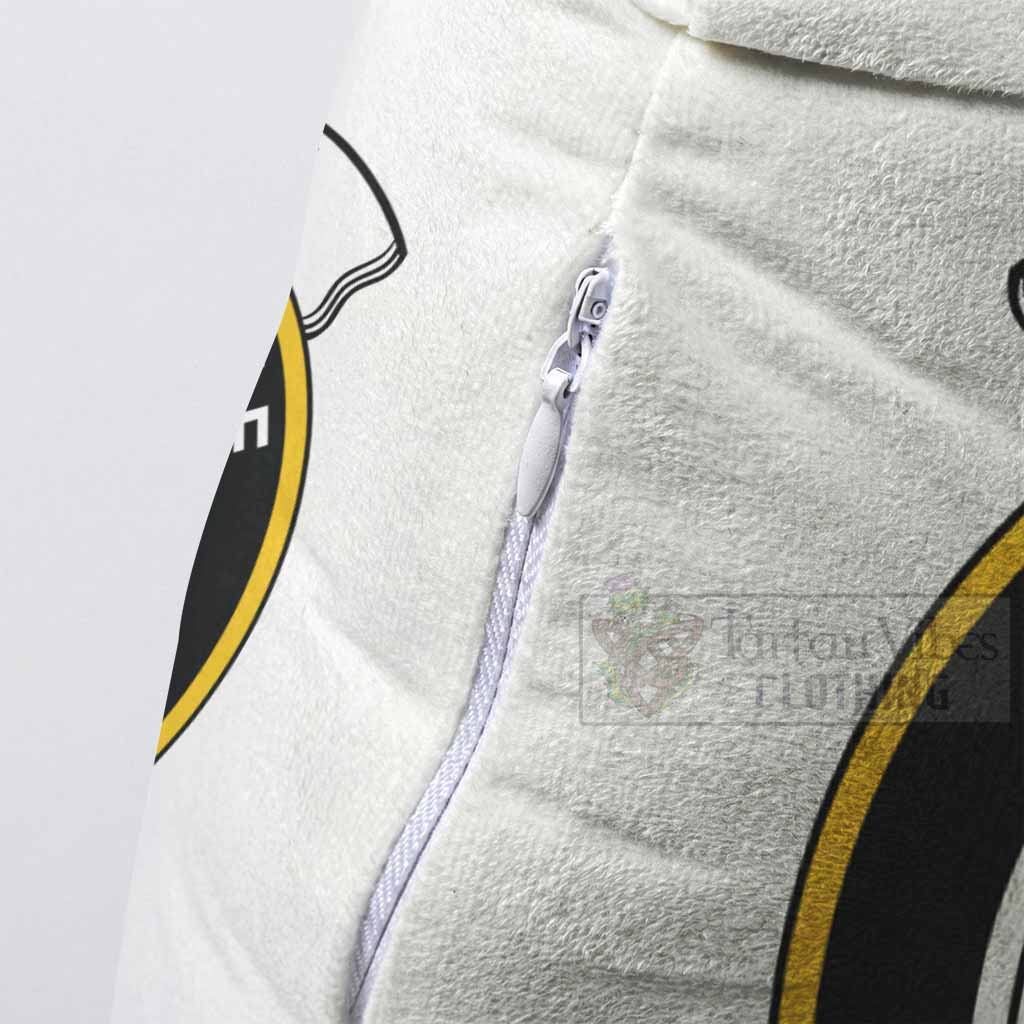 Cameron Clan Crest Shaped Throw Pillow, Scottish Clan Badge Decorative Pillow