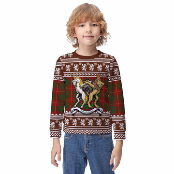 Cameron Clan Tartan Crest Christmas Kid Ugly Sweatshirt Coat of Arms Funny Style