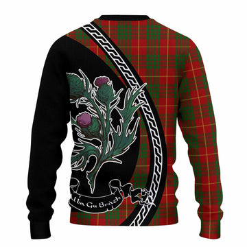 Cameron Family Crest Tartan Knitted Sweater Alba Thistle Inspired - Tartan Vibes Clothing
