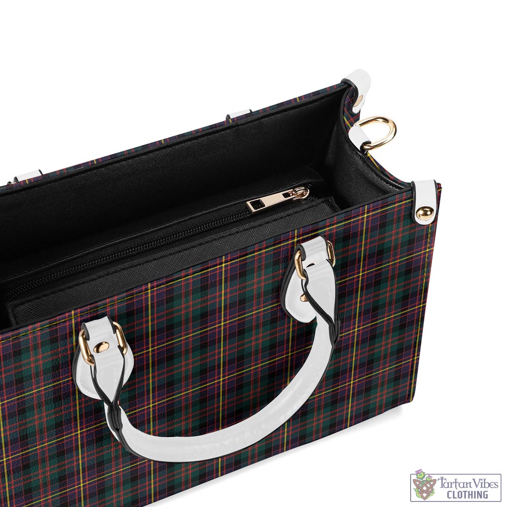 Tartan Vibes Clothing Cameron Highlanders of Ottawa Tartan Luxury Leather Handbags