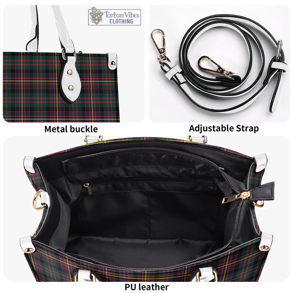 Tartan Vibes Clothing Cameron Highlanders of Ottawa Tartan Luxury Leather Handbags