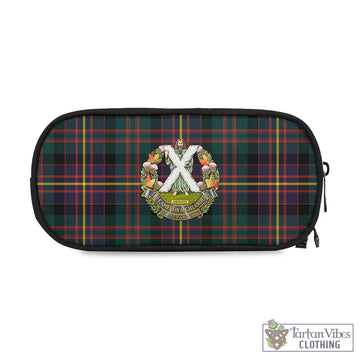 Cameron Highlanders of Ottawa Tartan Pen and Pencil Case with Family Crest