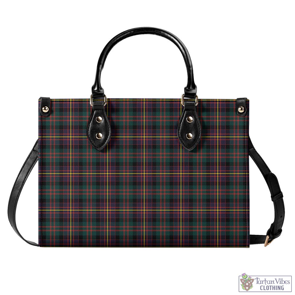 Tartan Vibes Clothing Cameron Highlanders of Ottawa Tartan Luxury Leather Handbags