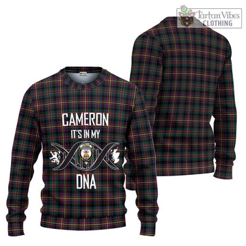 Cameron Highlanders of Ottawa Tartan Knitted Sweater with Family Crest DNA In Me Style Unisex - Tartanvibesclothing Shop