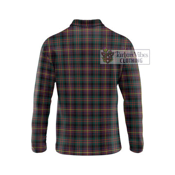 Cameron Highlanders of Ottawa Tartan Long Sleeve Polo Shirt with Family Crest DNA In Me Style - Tartanvibesclothing Shop