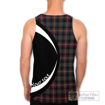 Cameron Highlanders of Ottawa Tartan Men's Tank Top with Family Crest Circle Style - Tartan Vibes Clothing