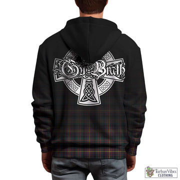 Cameron Highlanders of Ottawa Tartan Hoodie Featuring Alba Gu Brath Family Crest Celtic Inspired