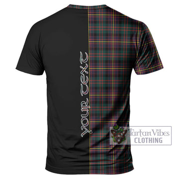Cameron Highlanders of Ottawa Tartan T-Shirt with Family Crest and Half Of Me Style - Tartanvibesclothing Shop