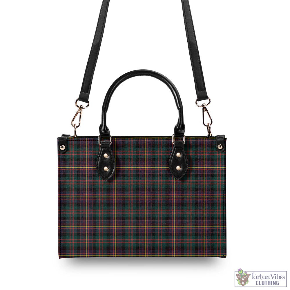 Tartan Vibes Clothing Cameron Highlanders of Ottawa Tartan Luxury Leather Handbags