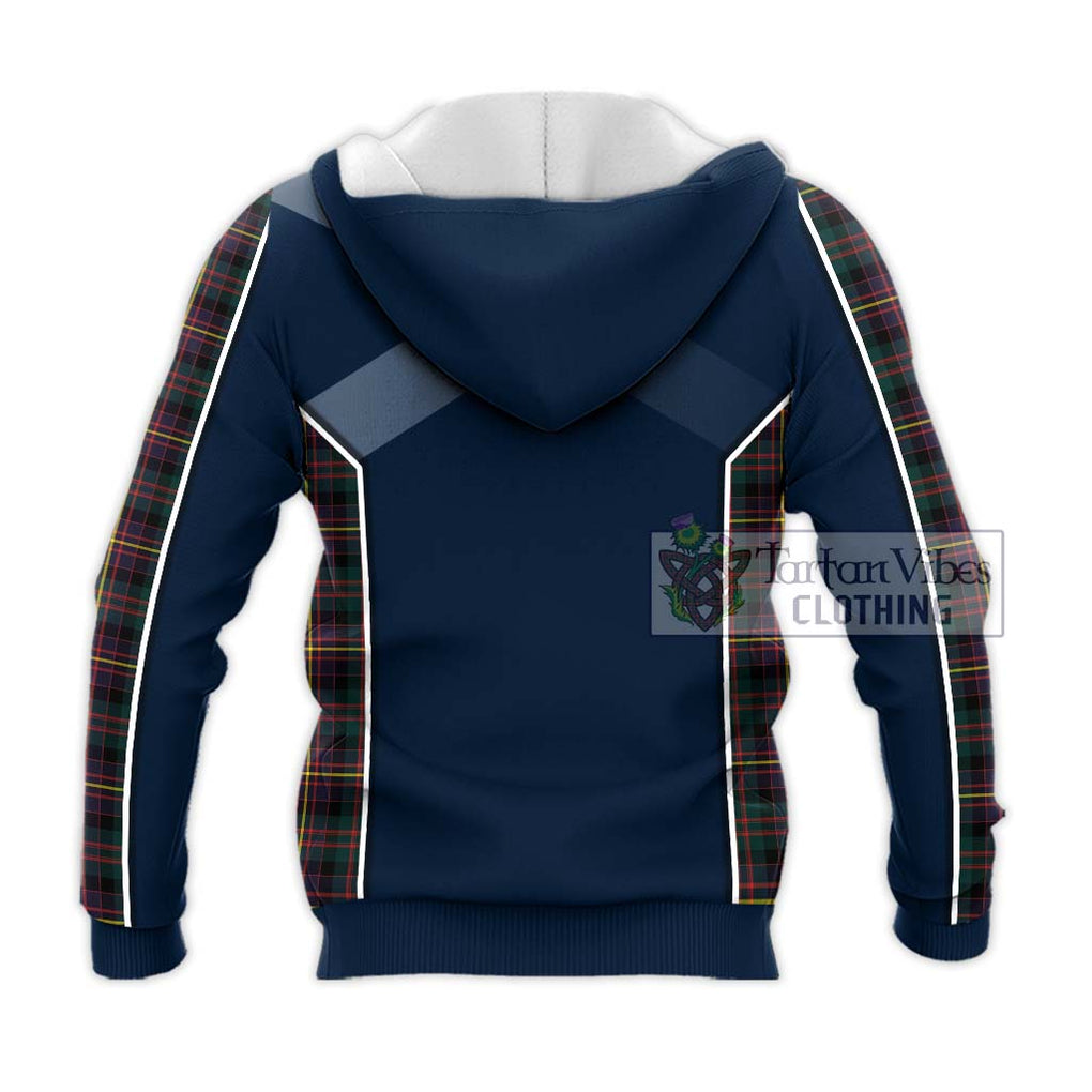 Cameron Highlanders of Ottawa Tartan Knitted Hoodie with Family Crest and Lion Rampant Vibes Sport Style - Tartan Vibes Clothing