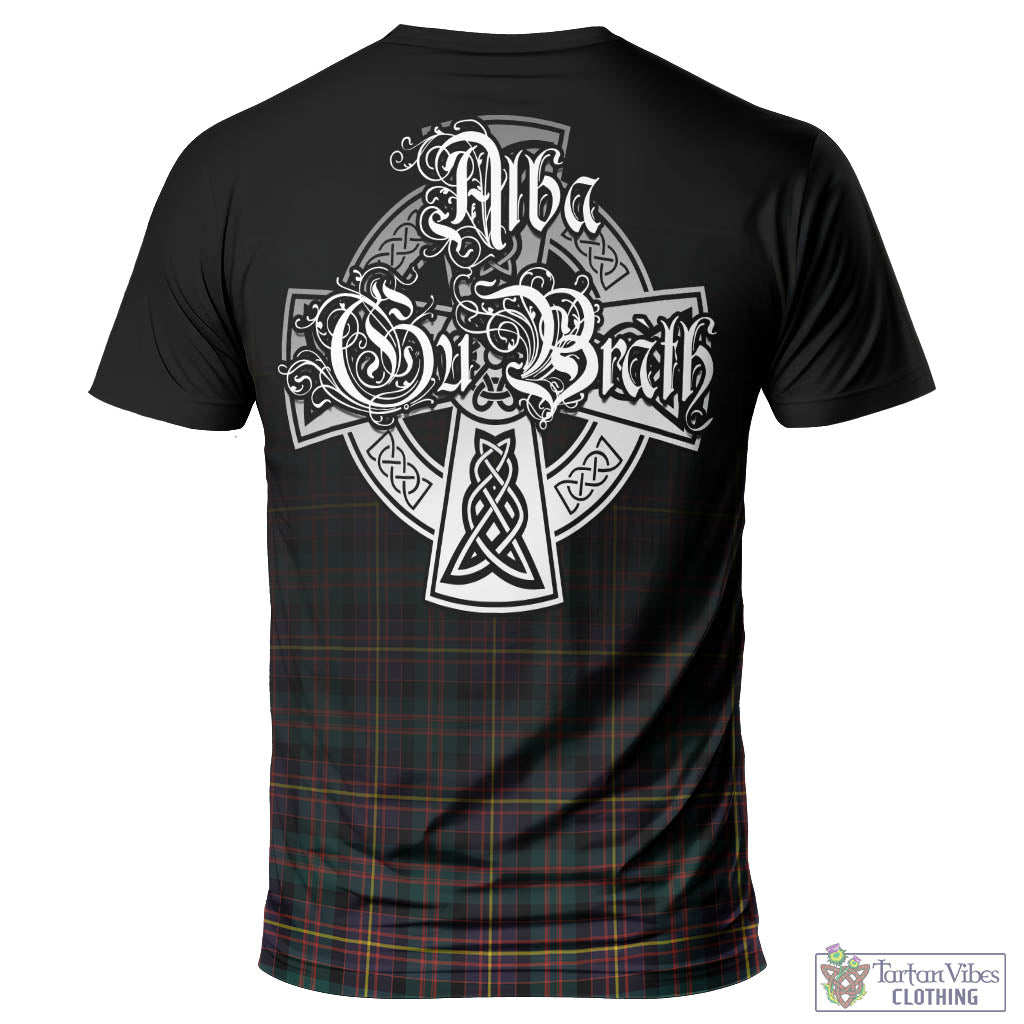 Tartan Vibes Clothing Cameron Highlanders of Ottawa Tartan T-Shirt Featuring Alba Gu Brath Family Crest Celtic Inspired