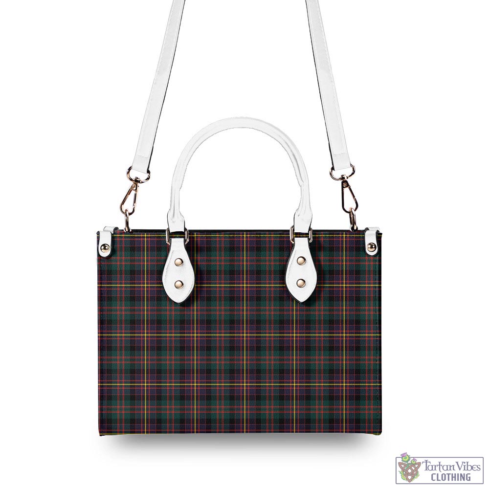 Tartan Vibes Clothing Cameron Highlanders of Ottawa Tartan Luxury Leather Handbags