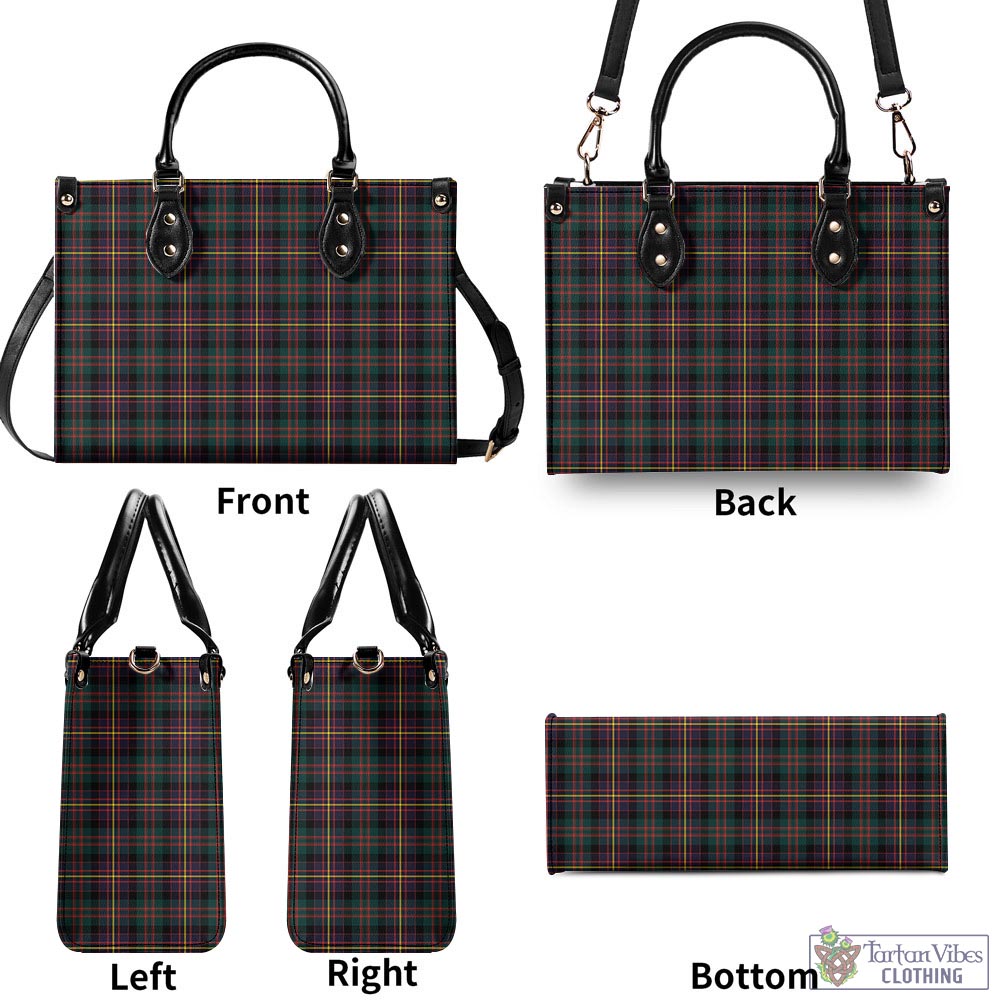 Tartan Vibes Clothing Cameron Highlanders of Ottawa Tartan Luxury Leather Handbags