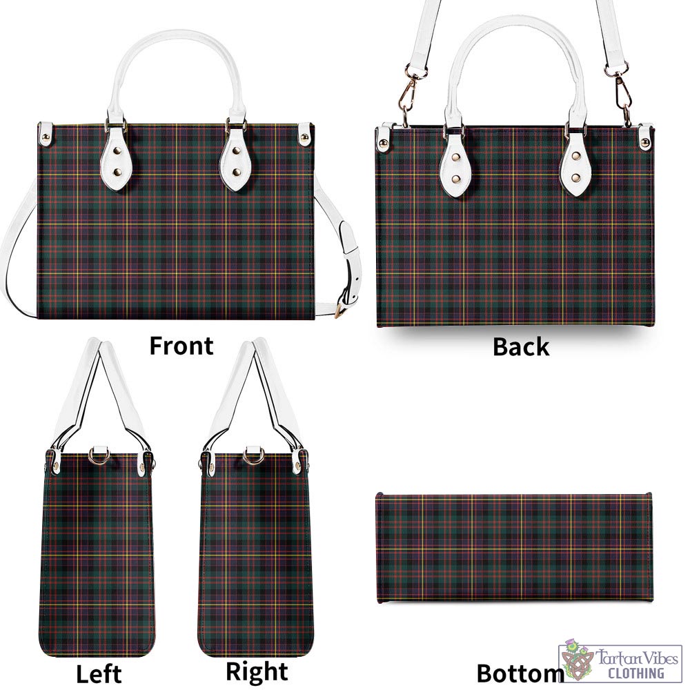Tartan Vibes Clothing Cameron Highlanders of Ottawa Tartan Luxury Leather Handbags