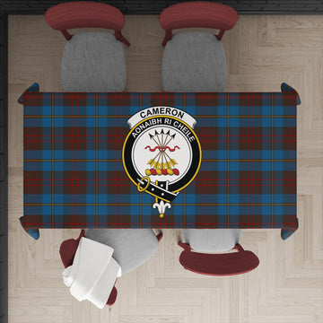 Cameron Hunting Tatan Tablecloth with Family Crest