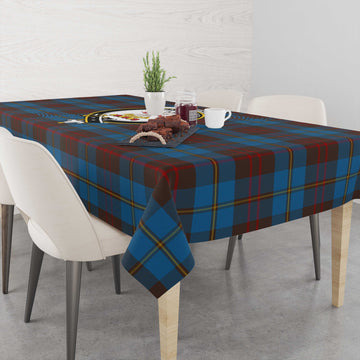 Cameron Hunting Tatan Tablecloth with Family Crest