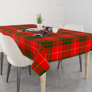 Cameron Modern Tatan Tablecloth with Family Crest