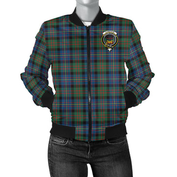 Cameron of Erracht Ancient Tartan Bomber Jacket with Family Crest