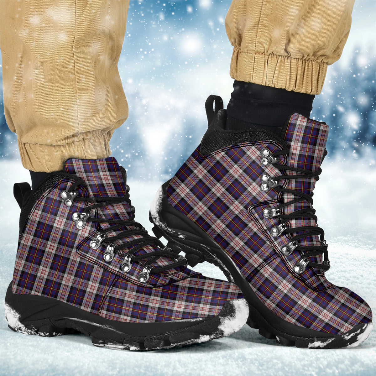 Cameron of Erracht Dress Tartan Alpine Boots - Tartanvibesclothing
