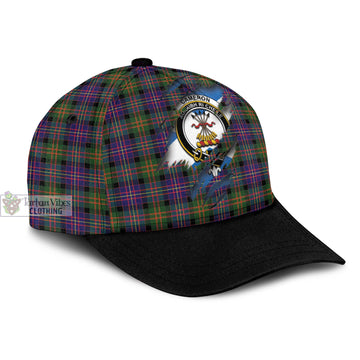 Cameron of Erracht Modern Tartan Classic Cap with Family Crest In Me Style
