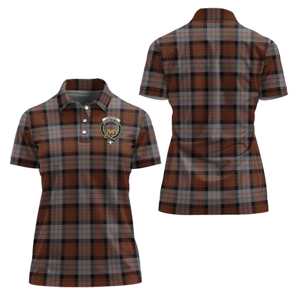 cameron-of-erracht-weathered-tartan-polo-shirt-with-family-crest-for-women