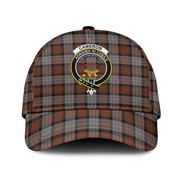 Cameron of Erracht Weathered Tartan Classic Cap with Family Crest