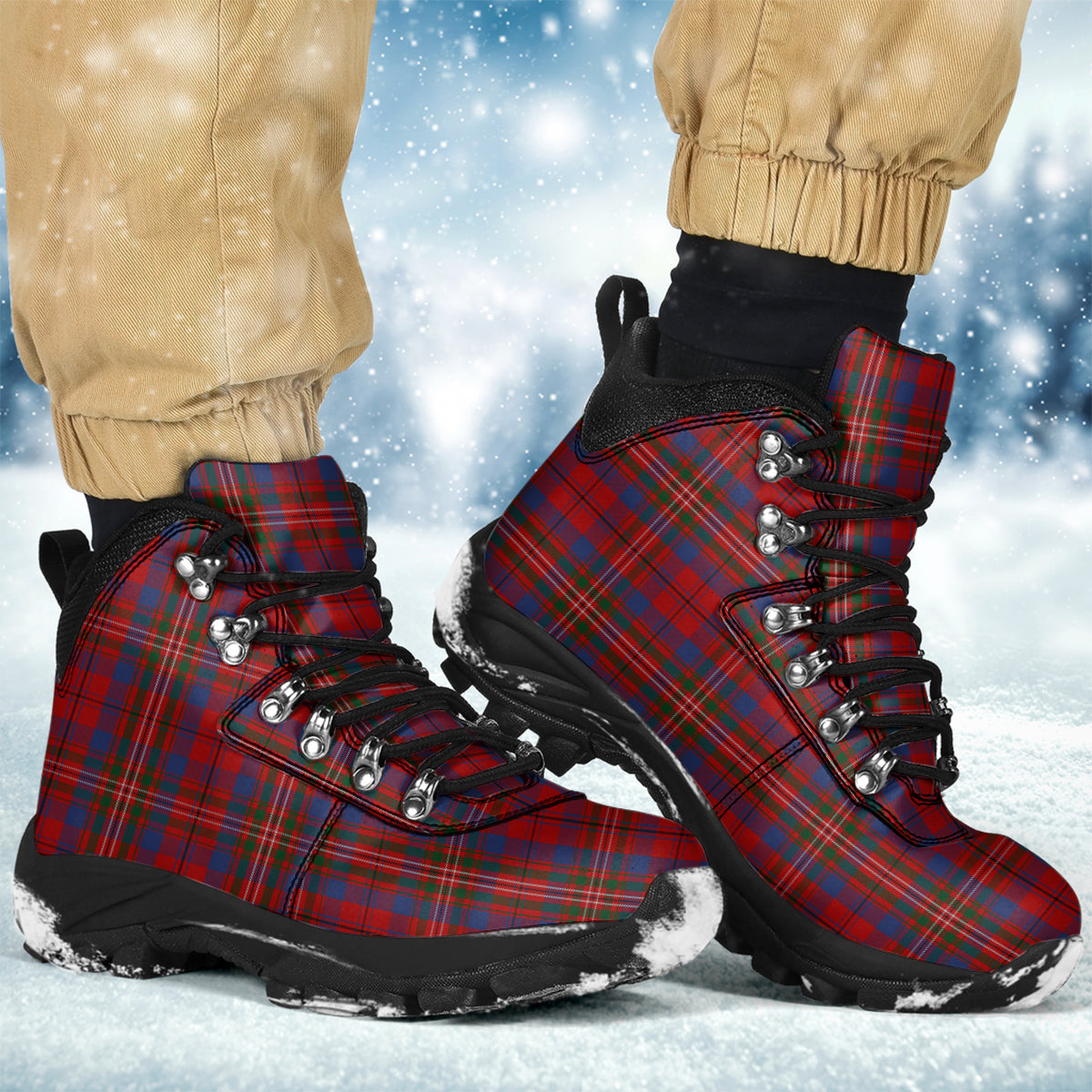 Cameron of Locheil Tartan Alpine Boots - Tartanvibesclothing