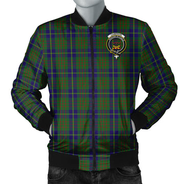 cameron-of-lochiel-hunting-tartan-bomber-jacket-with-family-crest