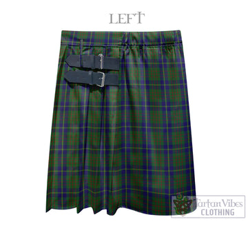 Cameron of Lochiel Hunting Tartan Men's Pleated Skirt - Fashion Casual Retro Scottish Kilt Style