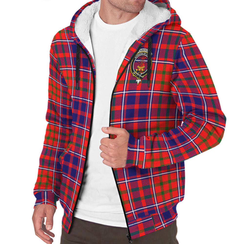 cameron-of-lochiel-modern-tartan-sherpa-hoodie-with-family-crest