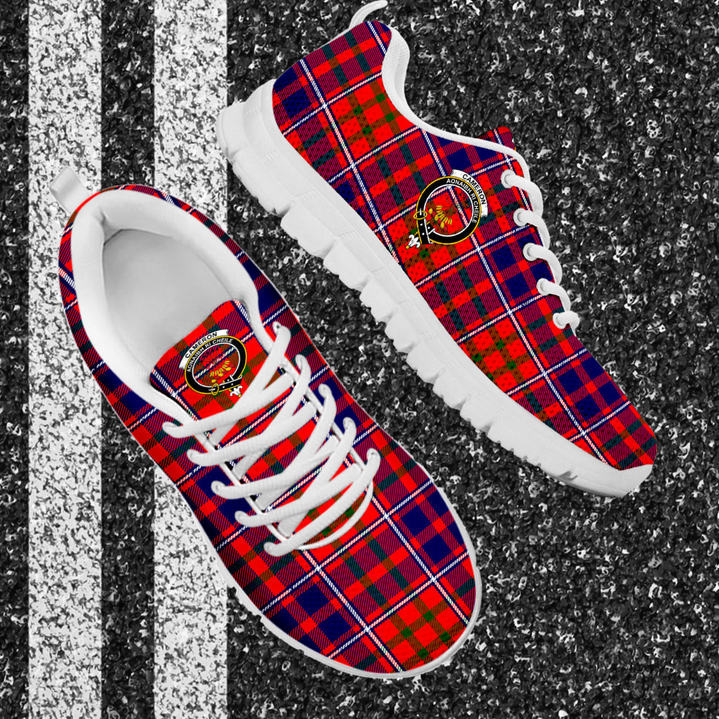 cameron-of-lochiel-modern-tartan-sneakers-with-family-crest
