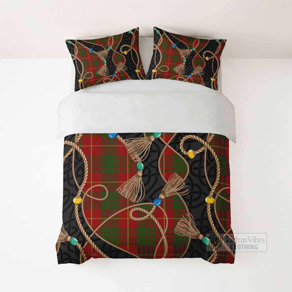Cameron Scottish Tartan Twisted Ropes Stylized Bedding Set - Tartan Vibes Clothing