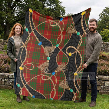 Cameron Scottish Tartan Twisted Ropes Stylized Blanket - Tartan Vibes Clothing