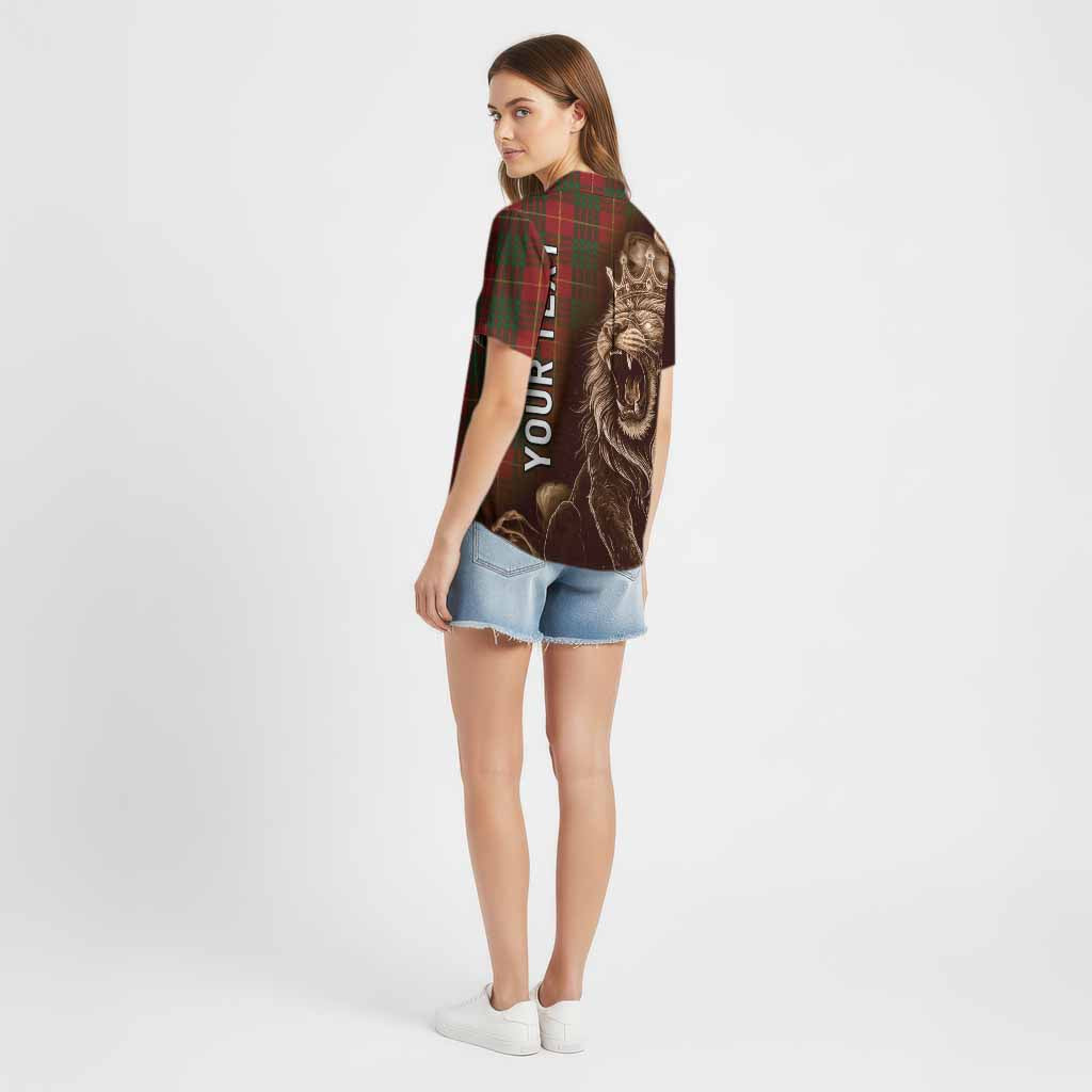 Cameron Tartan Cotton Hawaiian Shirt Roaring Lion Heritage