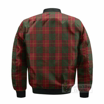 Cameron Tartan Crest Bomber Jacket Ferocious Lion Style