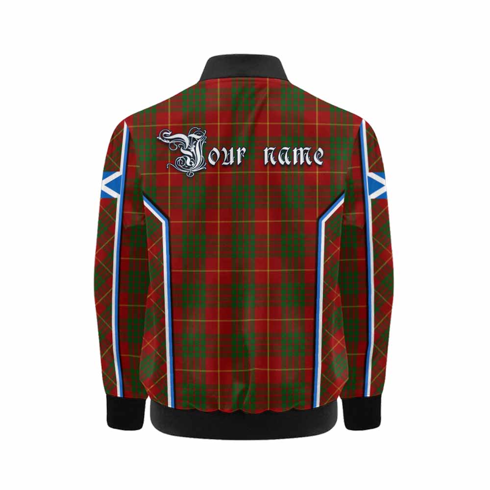 Cameron Tartan Crest Kid Bomber Jacket Scotland Coat of Arm Flag Style - Tartan Vibes Clothing