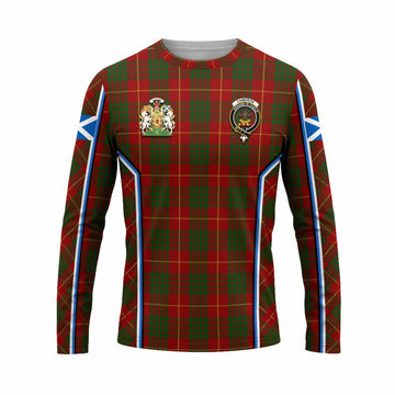 Cameron Tartan Crest Long Sleeve T-Shirt Scotland Coat of Arm Flag Style - Tartan Vibes Clothing