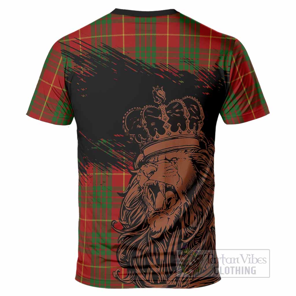 Cameron Tartan Crest T-Shirt Crowned Lion Heritage Style